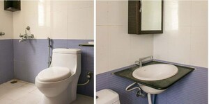 Bathroom in 2 BHK Apartment at Keerthi Royal Palms, Electronic City – for Sale