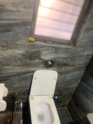 Bathroom in 3 BHK Apartment at Shivshakti Apartments, Andheri West – for Rent