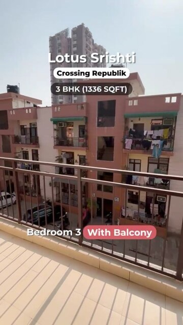 3 BHK Apartment – Exterior View View at Renowned Lotus Srishti, Sain Vihar - for Sale