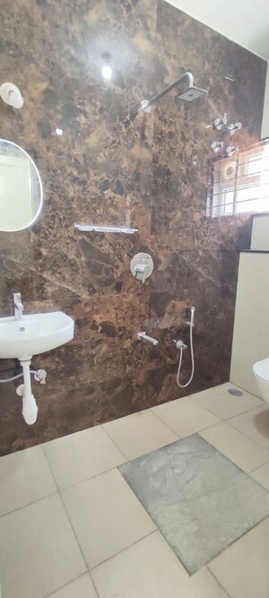 Bathroom in 3 BHK Builder Floor at Vijaya Bank Layout – for Rent