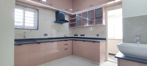 Kitchen in 3 BHK Builder Floor at Vijaya Bank Layout – for Rent