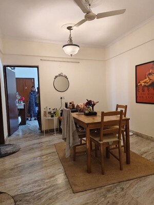 Dining area in 3 BHK Apartment at Vasant Kunj – for Rent