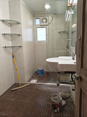 Bathroom in 3.5 BHK Apartment at Vasant Kunj – for Rent