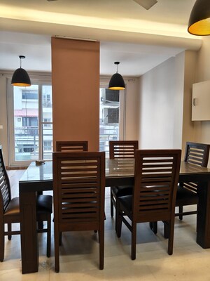 Dining area in 3.5 BHK Apartment at Vasant Kunj – for Rent