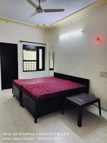Bedroom in 1 BHK Builder Floor at RWA Apartments Sector 52, Sector 52 – for Rent