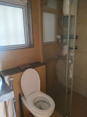 Bathroom in 2 BHK Apartment at LnT Veridian, Powai – for Rent