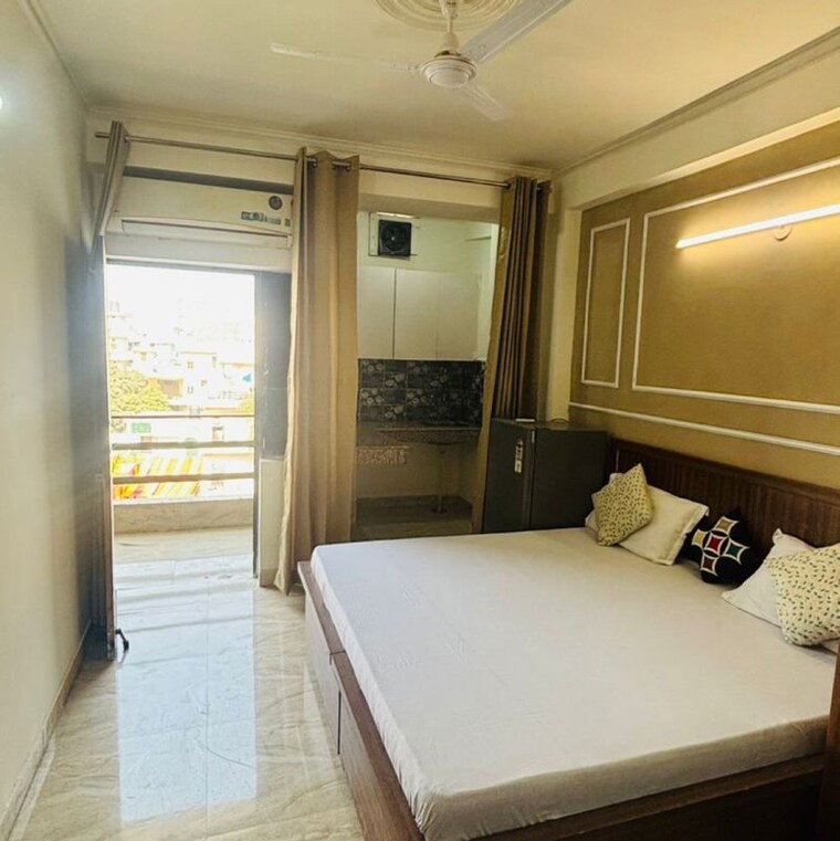 Living Room, sector 52 1 RK 600 Sq.Ft. Builder Floor In Sector 52 Gurgaon 9994924