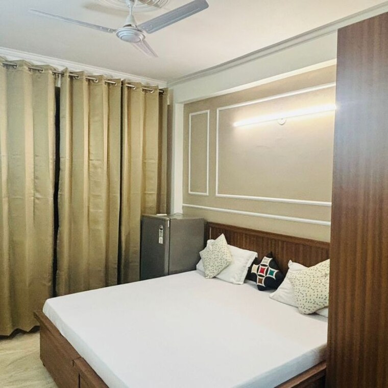 Bedroom, sector 52 1 RK 600 Sq.Ft. Builder Floor In Sector 52 Gurgaon 9994924
