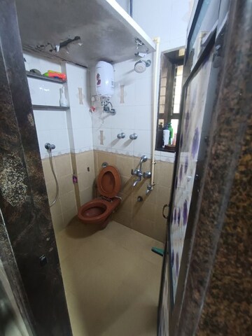 Bathroom in 2 BHK Apartment at Gemstar Nazarene Apartments, Malad West – for Rent