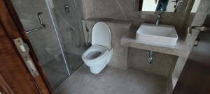 Bathroom in 3 BHK Apartment at LnT Elixir Reserve, Powai – for Rent