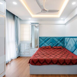 Bedroom in 3 BHK Apartment at SNN Raj GreenBay, Doddanagamangala Village – for Rent