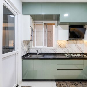 Kitchen in 3 BHK Apartment at SNN Raj GreenBay, Doddanagamangala Village – for Rent