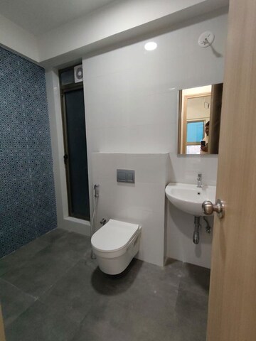Bathroom in 3 BHK Apartment at Rajesh Raj Infinia, Malad West – for Rent