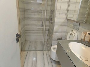 Washroom in 4 BHK Apartment at Lodha World Crest, Worli – for Rent