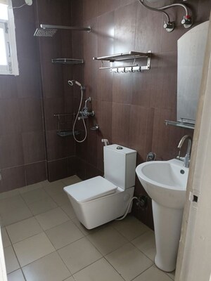 Bathroom in 3 BHK Apartment at Fortune Victoria Heights, Dhakoli – for Rent
