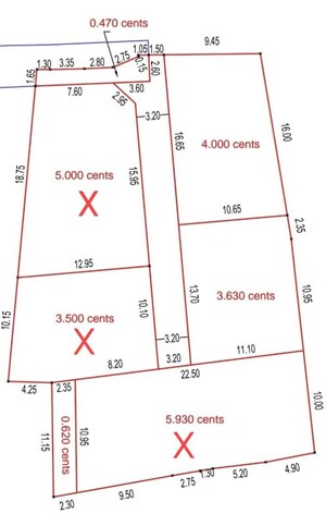  Plot – Map Location View at Nalanchira - for Sale