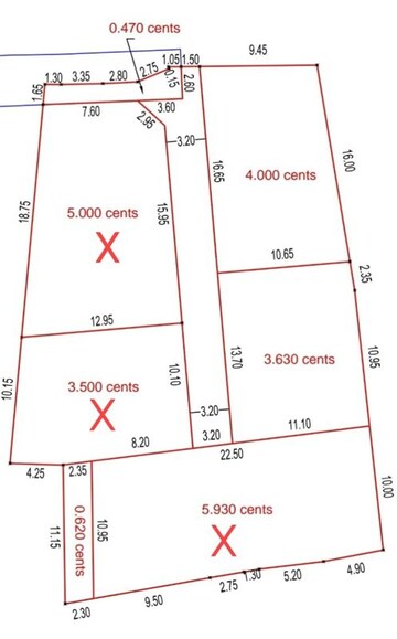  Plot – Map Location View at Nalanchira - for Sale