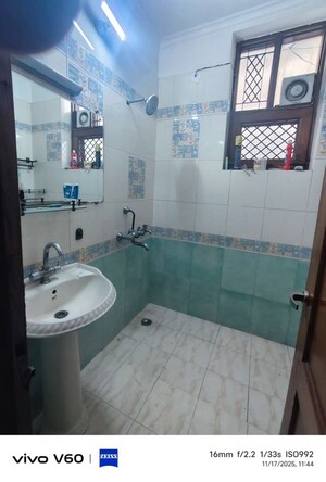 Bathroom in 3 BHK Independent House at RWA Apartments Sector 52, Sector 52 – for Rent