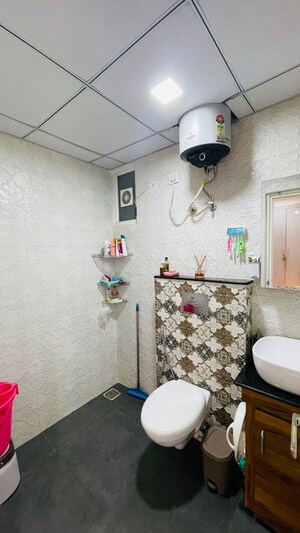 Bathroom in 3 BHK Apartment at SBP City Of Dreams Zirakpur, High Ground – for Rent