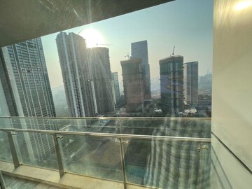 Balcony in 3 BHK Apartment at Oberoi Realty Esquire, Goregaon East – for Rent