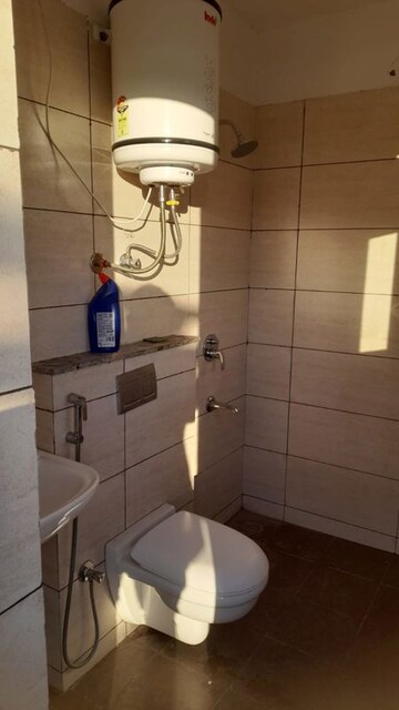 Bathroom in 3 BHK Apartment at Motiaz Royal Citi, Ambala Highway – for Rent