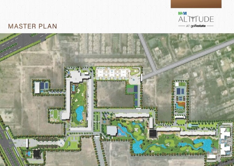 Master Plan, m3m-altitude 4 Bedroom 4270 Sq.Ft. Apartment In Sector 65 Gurgaon 9995305