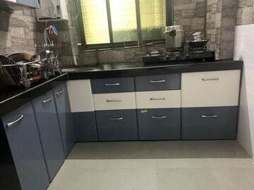 Kitchen in 2 BHK Apartment at Shingar Apartment, Mulund East – for Rent