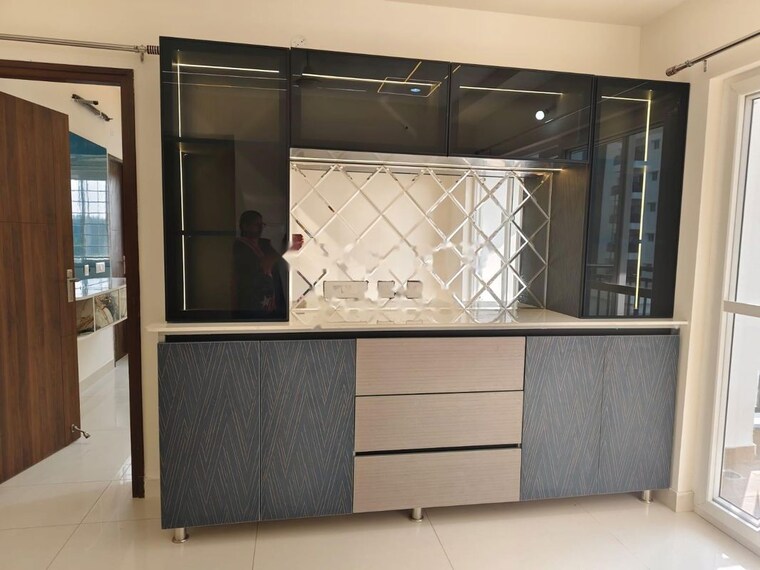 Kitchen, my-home-tridasa 3 Bedroom 2300 Sq.Ft. Apartment In Tellapur Hyderabad 9995388