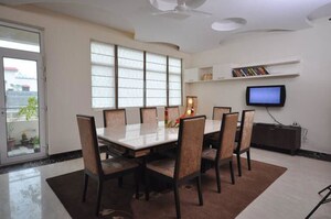 Dining area in 4 BHK Apartment at Raheja Atlantis, Lower Parel – for Rent