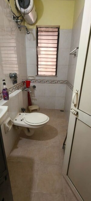 Bathroom in 3 BHK Apartment at K Raheja Palm Spring, Malad West – for Rent