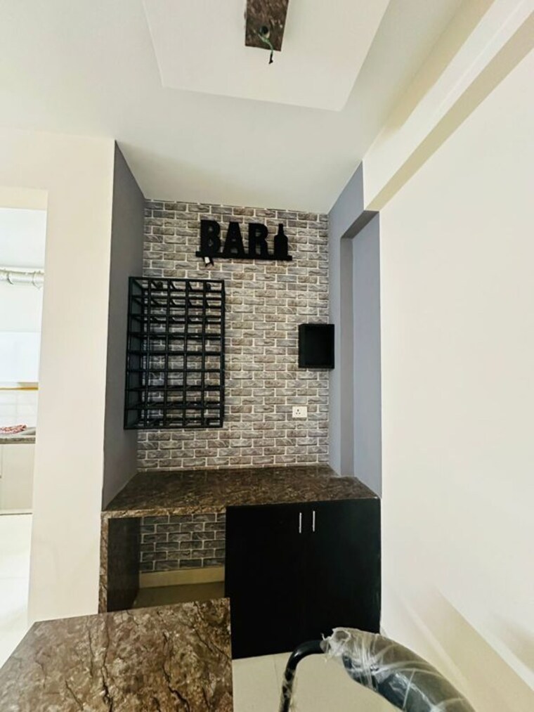 Kitchen, skyline-park 2 Bedroom 1240 Sq.Ft. Apartment In Vip Road Zirakpur 9995399