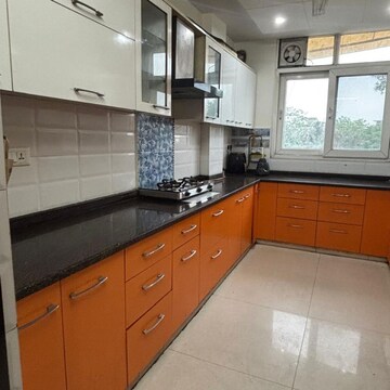 Kitchen in 3 BHK Builder Floor at Malviya Nagar – for Rent