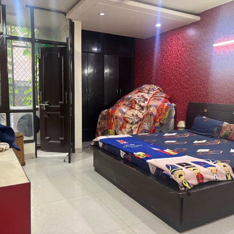 Bedroom, malviya nagar 3 Bedroom 2000 Sq.Ft. Builder Floor In Malviya Nagar Delhi 9995403