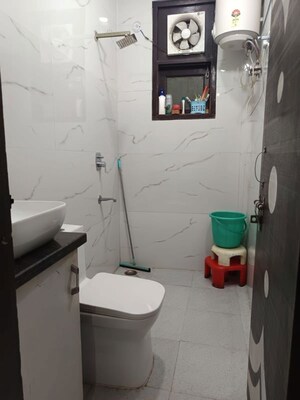 Bathroom in 2 BHK Apartment at Dwarka – for Rent