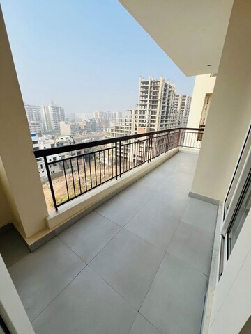 Balcony in 3 BHK Apartment at Barnala Green Lotus Avenue, Ambala Highway – for Rent