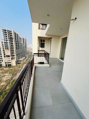 Balcony in 3 BHK Apartment at Barnala Green Lotus Avenue, Ambala Highway – for Rent