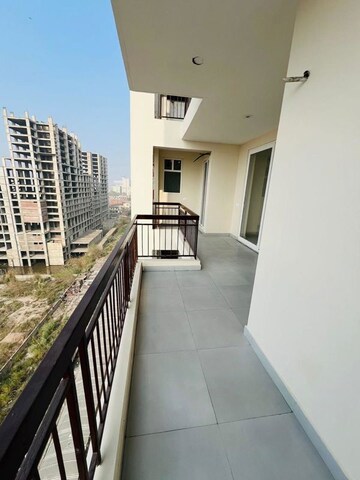 Balcony in 3 BHK Apartment at Barnala Green Lotus Avenue, Ambala Highway – for Rent