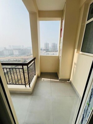 Balcony in 3 BHK Apartment at Barnala Green Lotus Avenue, Ambala Highway – for Rent