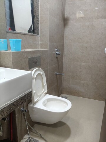 Bathroom in 2 BHK Apartment at Sunteck Avenue 2, Goregaon West – for Rent