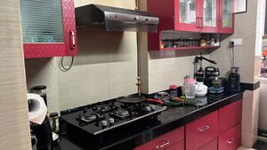 Kitchen in 2 BHK Apartment at K Raheja Heights, Malad East – for Rent