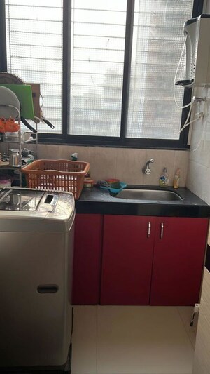 Kitchen in 2 BHK Apartment at K Raheja Heights, Malad East – for Rent