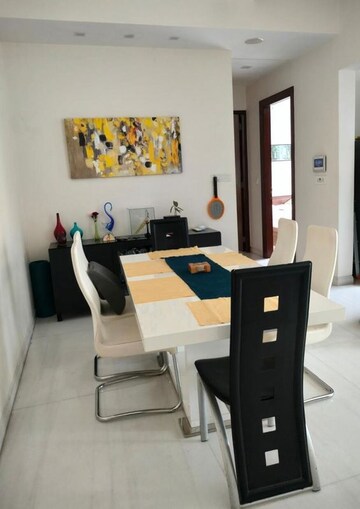 Dining area in 2 BHK Apartment at Raheja Atlantis, Lower Parel – for Rent