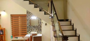 Staircase in 3 BHK Villa at Sasthamangalam – for Sale