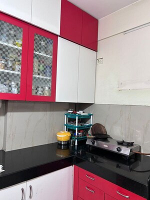 Kitchen in 2 BHK Apartment at Shreeman Yogi, Rahatani – for Rent