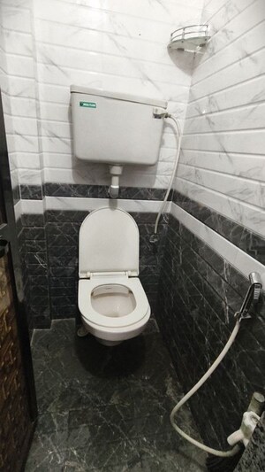 Bathroom in 1 BHK Apartment at Dindoshi Mahad Complex, Goregaon East – for Rent