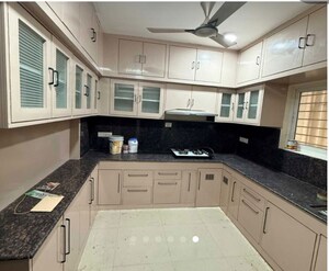 Kitchen in 3 BHK Apartment at Theme Ambience Golf View, Gachibowli – for Rent