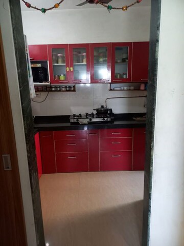 Kitchen in 1 BHK Apartment at Puraniks One Hometown, Ghodbunder Road – for Rent