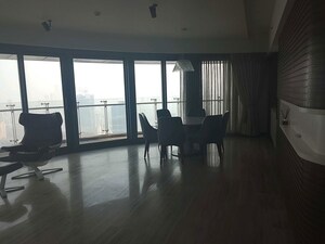Living Room in 3 BHK Apartment at Lodha The World Towers World One Tier 2, Worli – for Rent