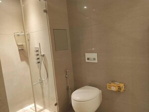 Bathroom in 3 BHK Apartment at Lodha The World Towers World One Tier 2, Worli – for Rent