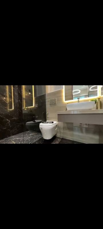 Bathroom in 2 BHK Apartment at Ruparel Stardom, Malad West – for Sale